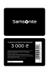 3000 грн Подарочный сертификат  - samsonite.ua