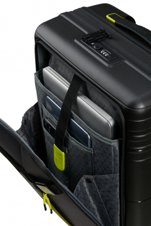 Чемодан 55 см Hello cabin BLACK/LIME - samsonite.ua