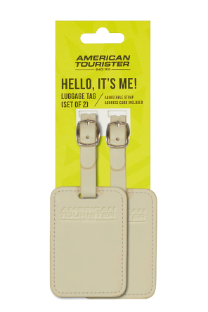 Бірка на валізу (2 шт.) American tourist. ta COCONUT SAND - samsonite.ua