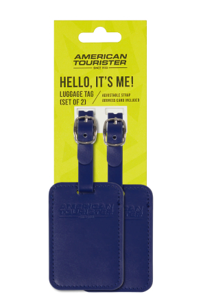 Бирка на чемодан (2 шт.) American tourist. ta DARK BLUE - samsonite.ua