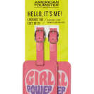 Бирка на чемодан (2 шт.) American tourist. ta GIRL POWER, Фото №1(Миниатюра) - samsonite.ua