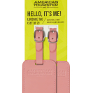 Бирка на чемодан (2 шт.) American tourist. ta SOLAR PINK, Фото №1(Миниатюра) - samsonite.ua